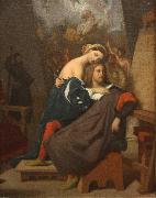 Jean Auguste Dominique Ingres Raphael and the Bakers Daughter France oil painting artist